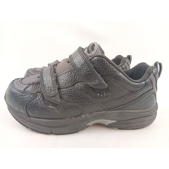 Dr Comfort Spirit Black Leather Hook and Loop Wide Orthopedic Shoes Women US 8W - Picture 4 of 11